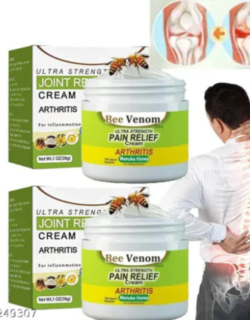 (Pack of 3) BeeTherapy™ #1 Bee Venom Pain Relief Cream | Buy 1 Get 1 Free 🔥